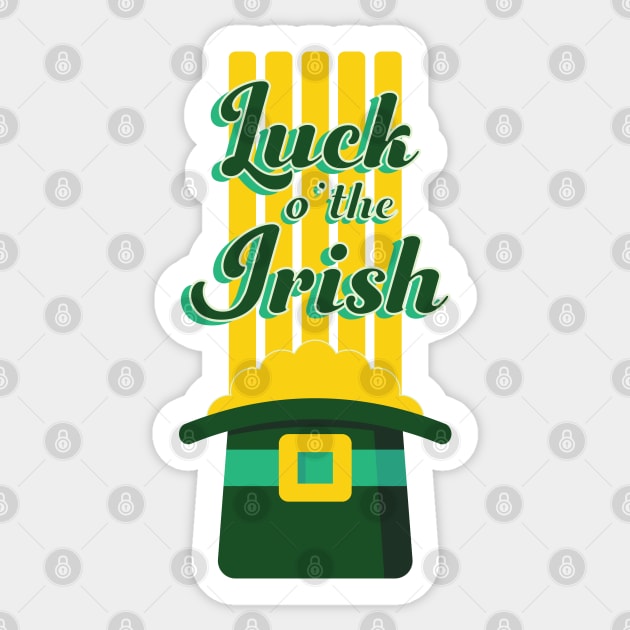 Luck O' The Irish Sticker by ColoredRatioDesign